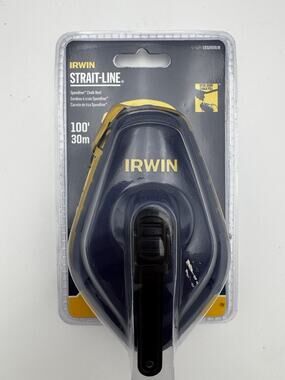 IRWIN Strait-Line Speedline Chalk Reel 100 ft 30m New Sealed